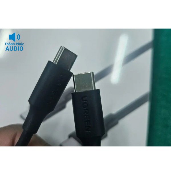 Cáp Sạc nhanh truyền tải âm thanh và dữ liệu Ugreen USB - C to USB - C Gò Vấp HCM